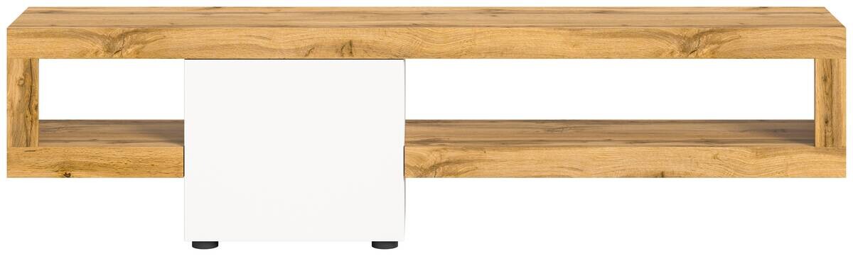 Lowboard Samba weiß Eiche Wotan Nachbildung B/H/T: ca. 190x51x30 cm