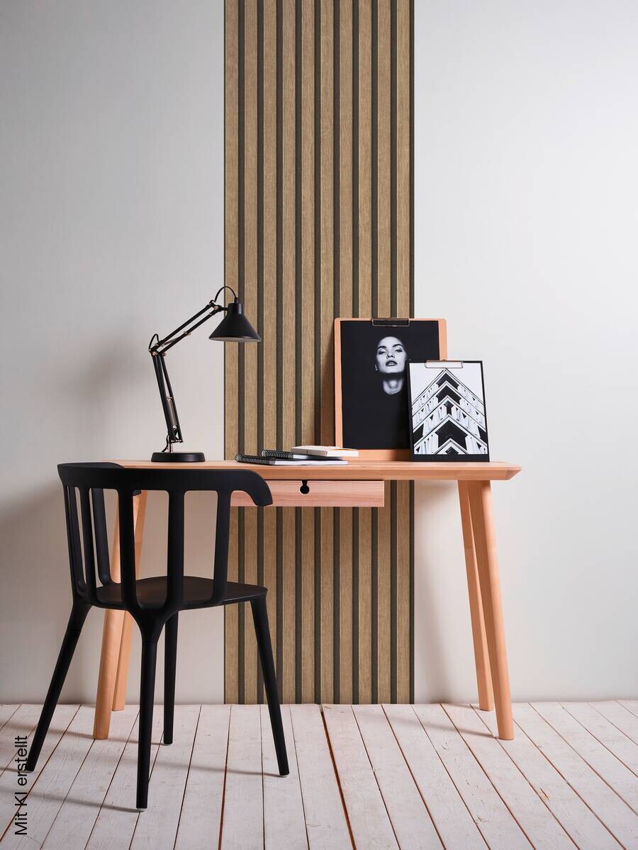 A.S.Creation Tapete beige braun schwarz B/H/D: ca. 52x250x7,5 cm
