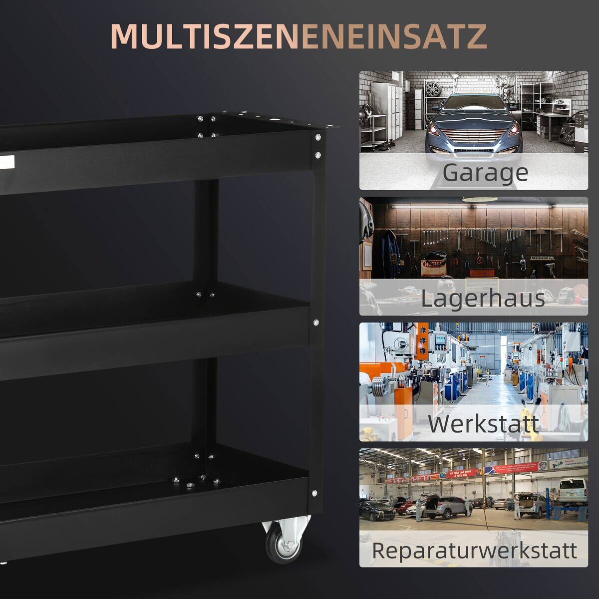 Werkstattwagen B/H/T: ca. 83x76x35,3 cm