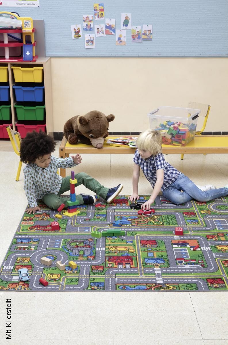 Kinderteppich Playcity Multi B/L: ca. 95x200 cm
