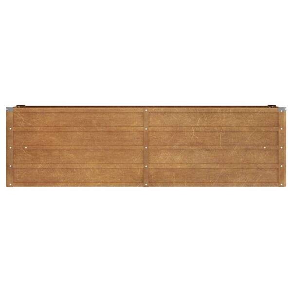 Hochbeet braun Stahl B/H/L: ca. 40x45x160 cm