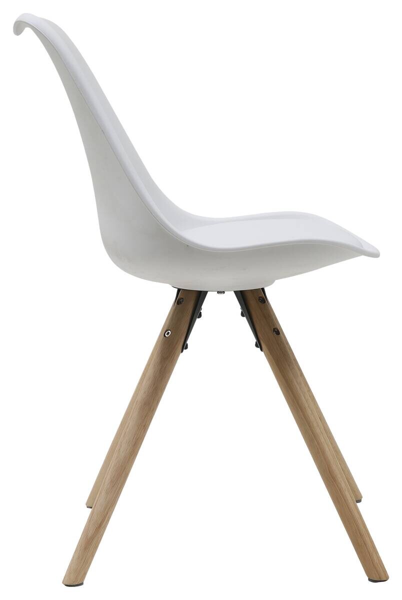 Stuhl Bela weiß Kunststoff B/H/T: ca. 48x83,5x57 cm