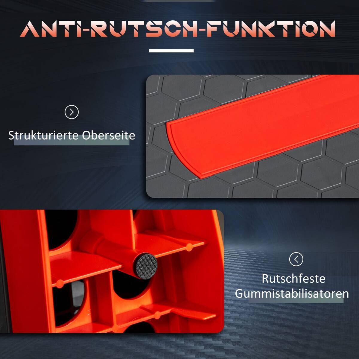 HOMCOM Fitness-Zubehör rot Polypropylen B/H/L: ca. 28x78x20 cm