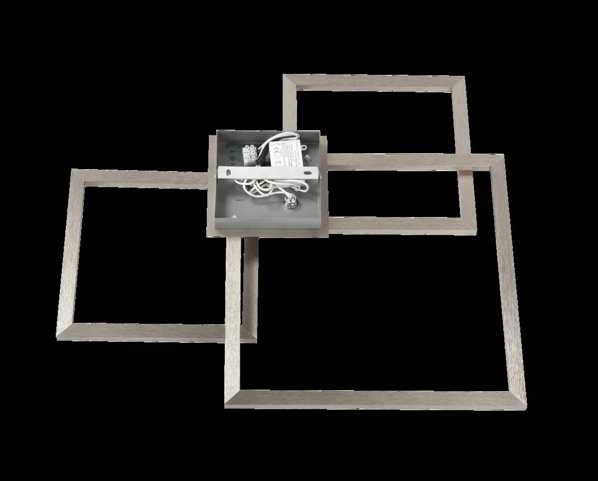 Nolo LED-Deckenleuchte Triple Metall Kunststoff B/H/L: ca. 48x7,5x58 cm