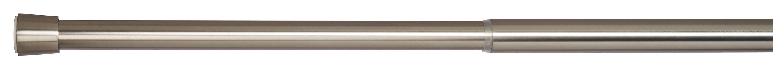 Spannstange stretch Edelstahloptik Metall D: ca. 2,6 cm ausziehbar von ca. 120 bis 220 cm 1 Läufe