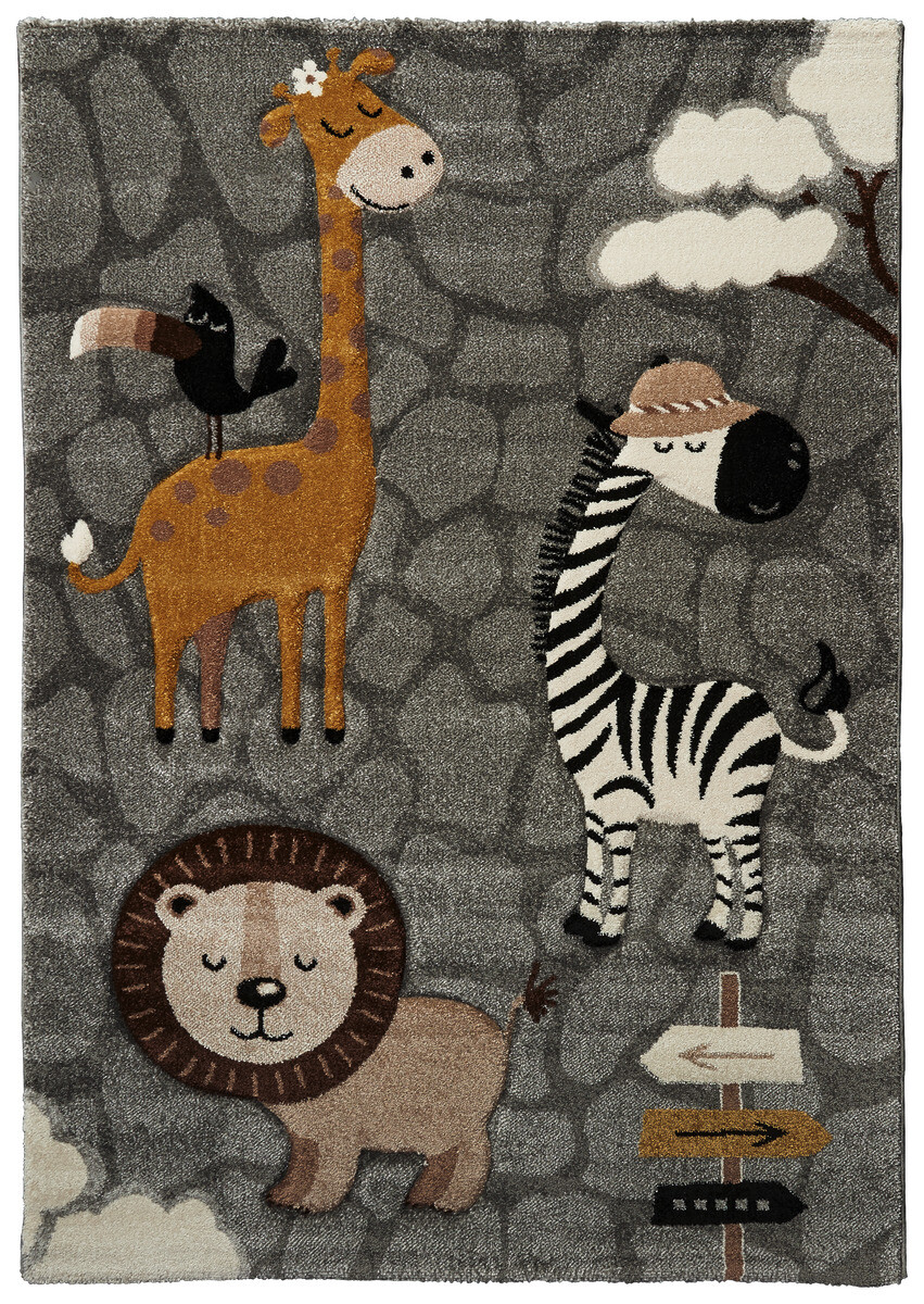 Kinderteppich Casino Kids grau B/L: ca. 160x230 cm