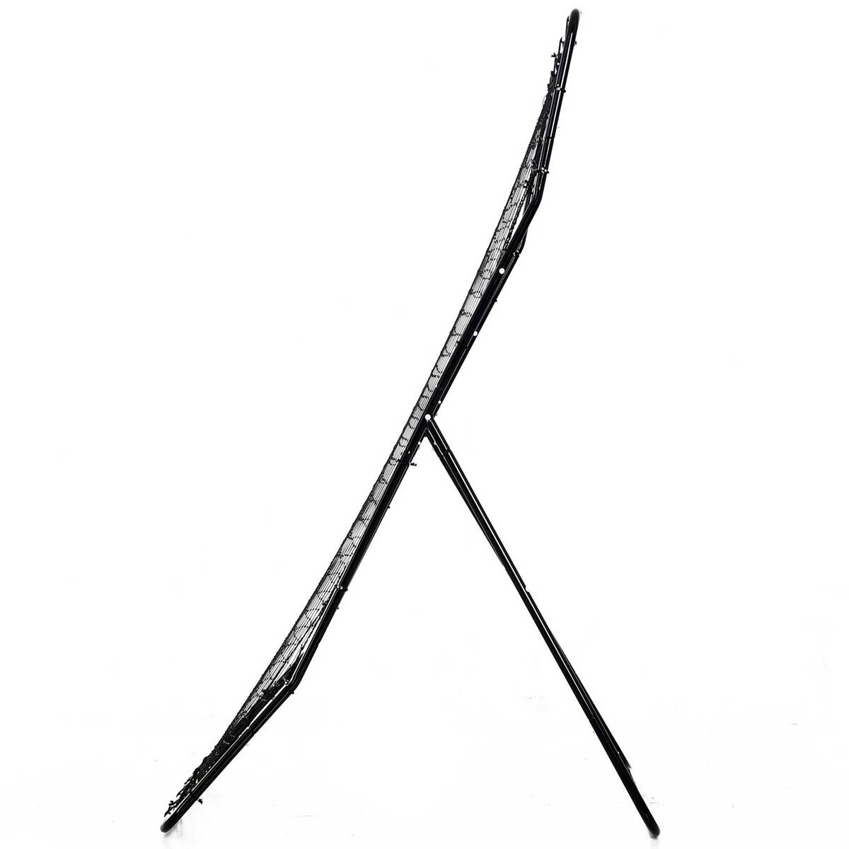 HOMCOM Rebounder schwarz Polyethylen B/H/L: ca. 90x174x123 cm