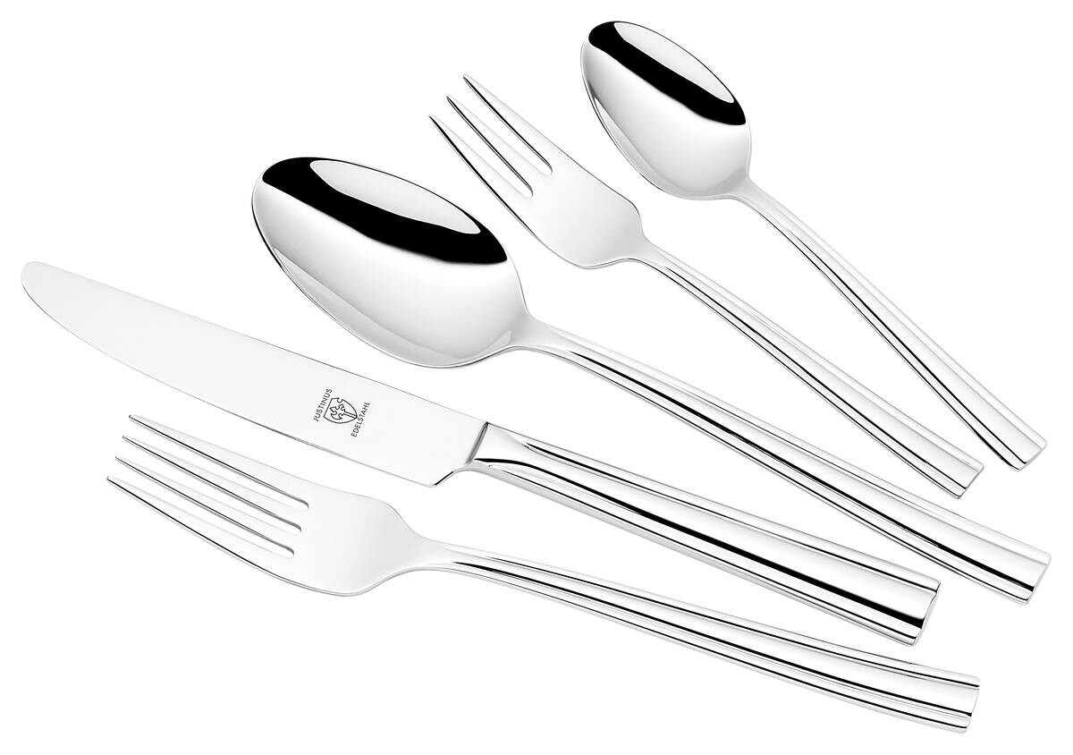 JUSTINUS Besteckset silber Edelstahl 30 tlg.