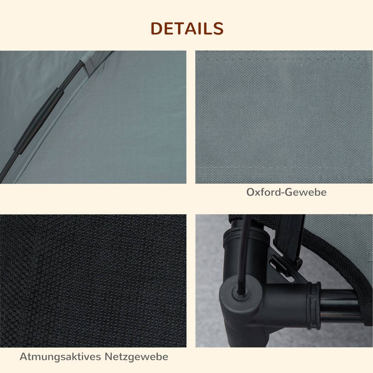 PawHut Hunde-Zubehör grau Polypropylen B/H/L: ca. 46x61x62 cm