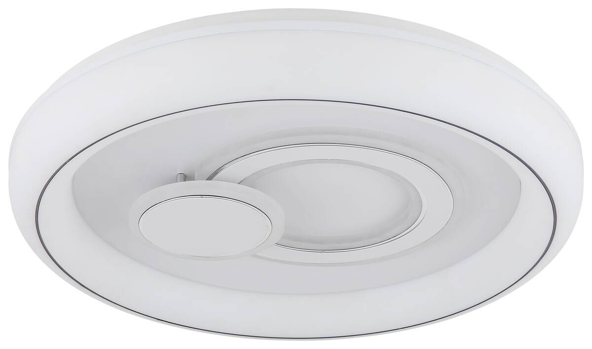 GLOBO Deckenleuchte Ruiz weiß Opal Acryl Metall H/D: ca. 7,5x48 cm 1 Brennstellen