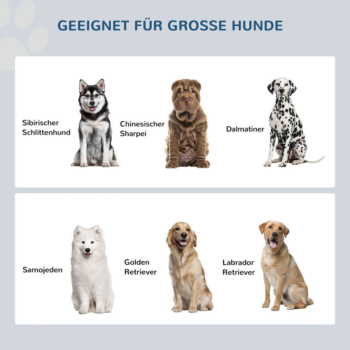 PawHut Futterstation weiß MDF B/H/L: ca. 30x35,5x60 cm