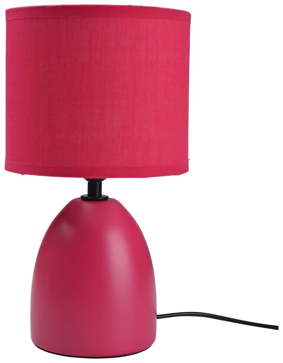 POCOline Tischleuchte Kushi pink Keramik B/H/L: ca. 15x27x15 cm E14 1 Brennstellen