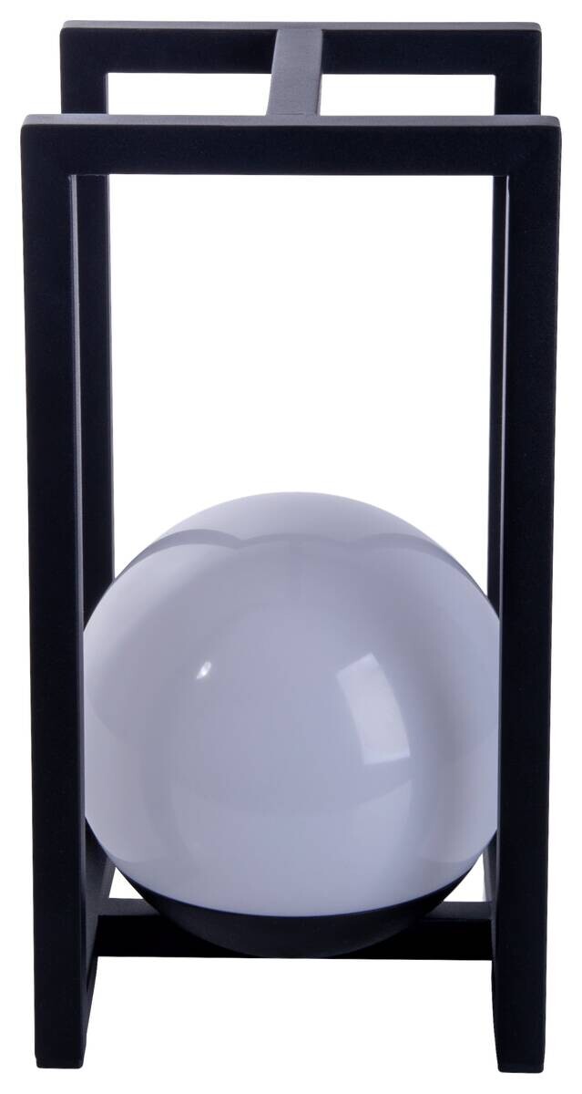 Dekoleuchte 5298122 schwarz weiß Metall Kunststoff B/H/T: ca. 16x30x16 cm