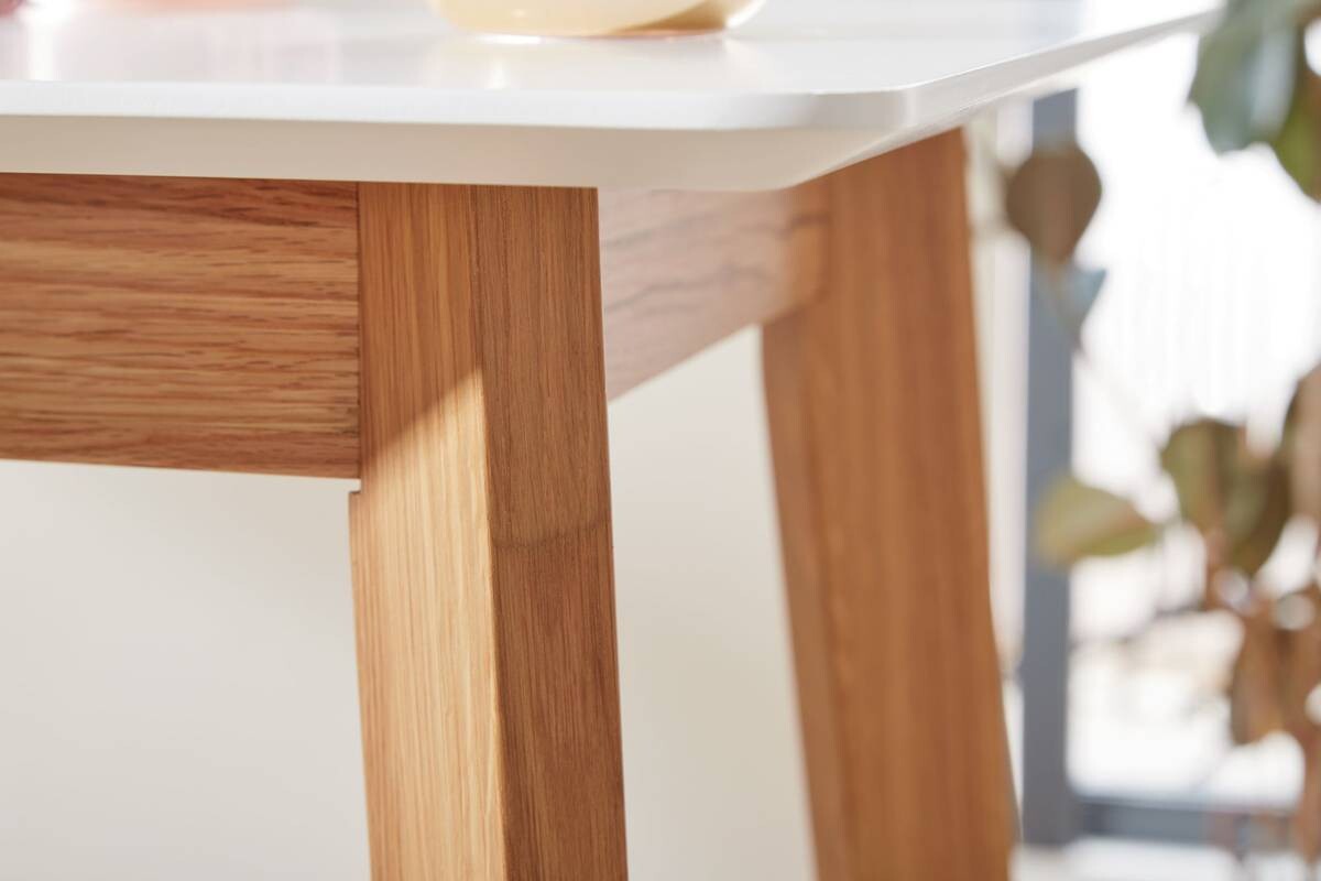 Bartisch weiß natur MDF B/H/T: ca. 60x110x60 cm