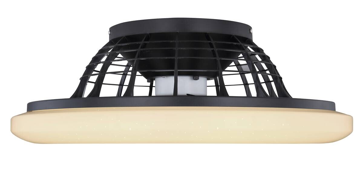 GLOBO LED-Deckenventilator schwarz Opal H/D: ca. 16x52,5 cm max. 30 W