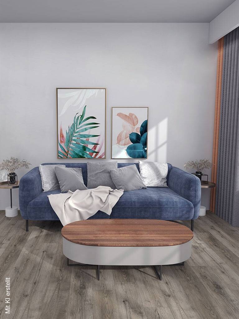 Check One Click-Vinylboden Terpe ca. 2,22 m² im Paket B/L: ca. 18,2x122 cm pro Paket