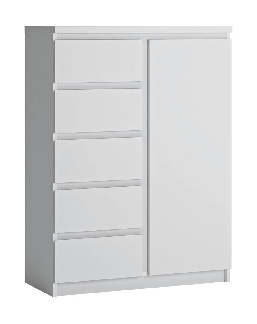 Highboard Fribo Alpinweiß Spanplatte B/H/T: ca. 83x114x40 cm