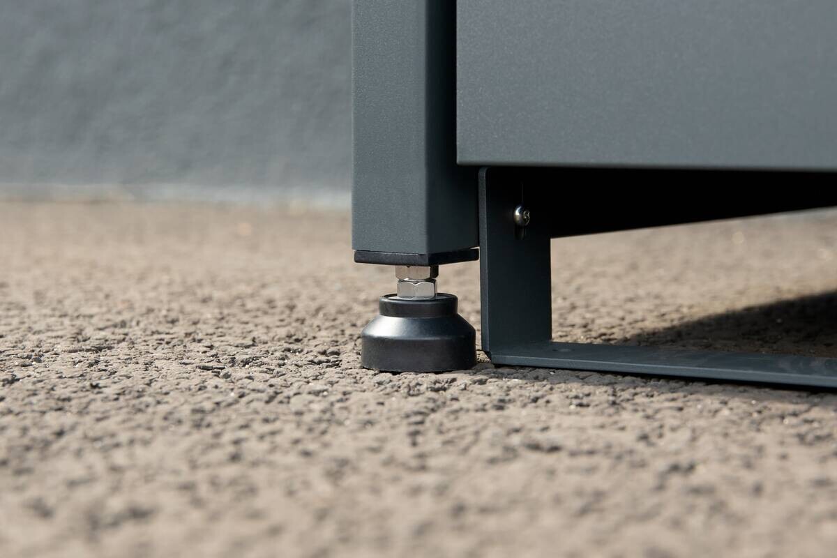 Westmann Mülltonnenbox Moderna anthrazit B/H/L: ca. 211x135x83 cm