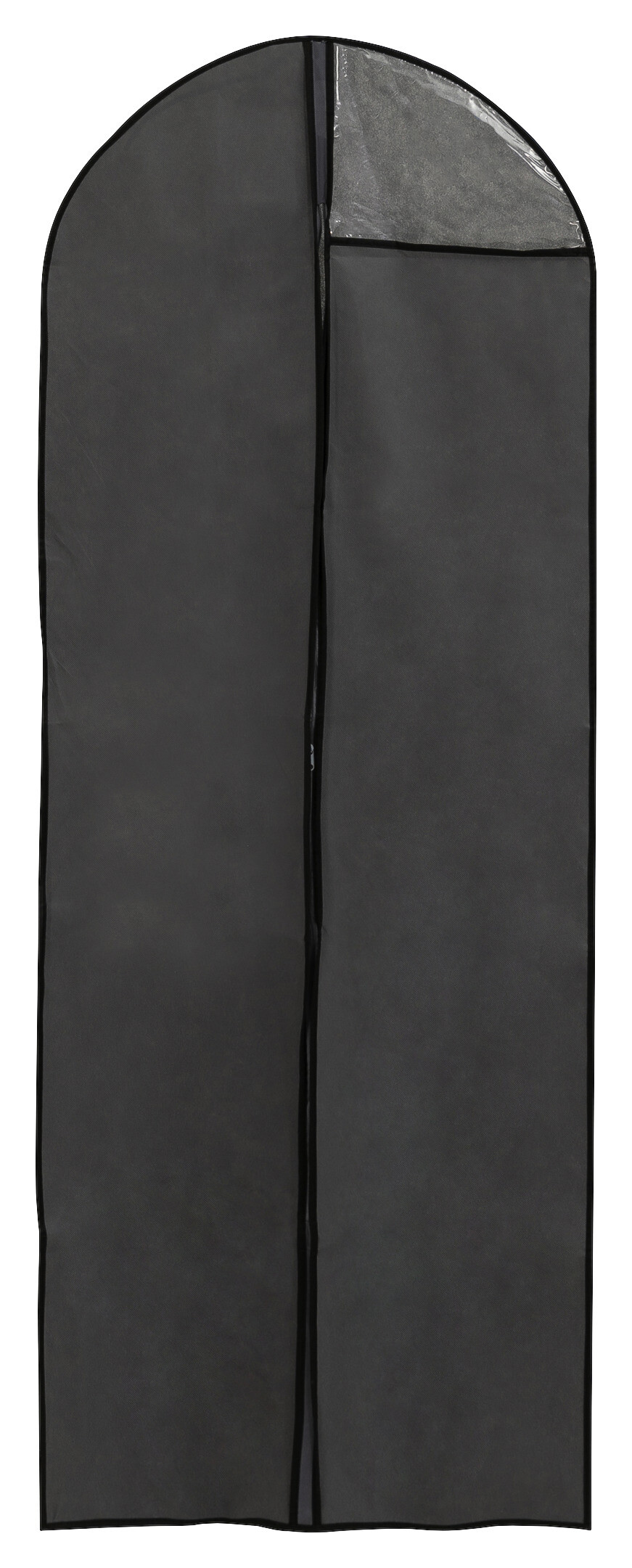 Axentia Kleiderhülle grau Stoff B/H/L: ca. 60x2x150 cm