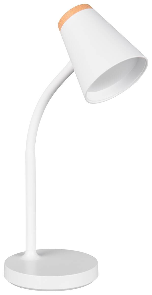 Reality LED-Tischleuchte Hadley weiß Kunststoff H/D: ca. 36x13 cm