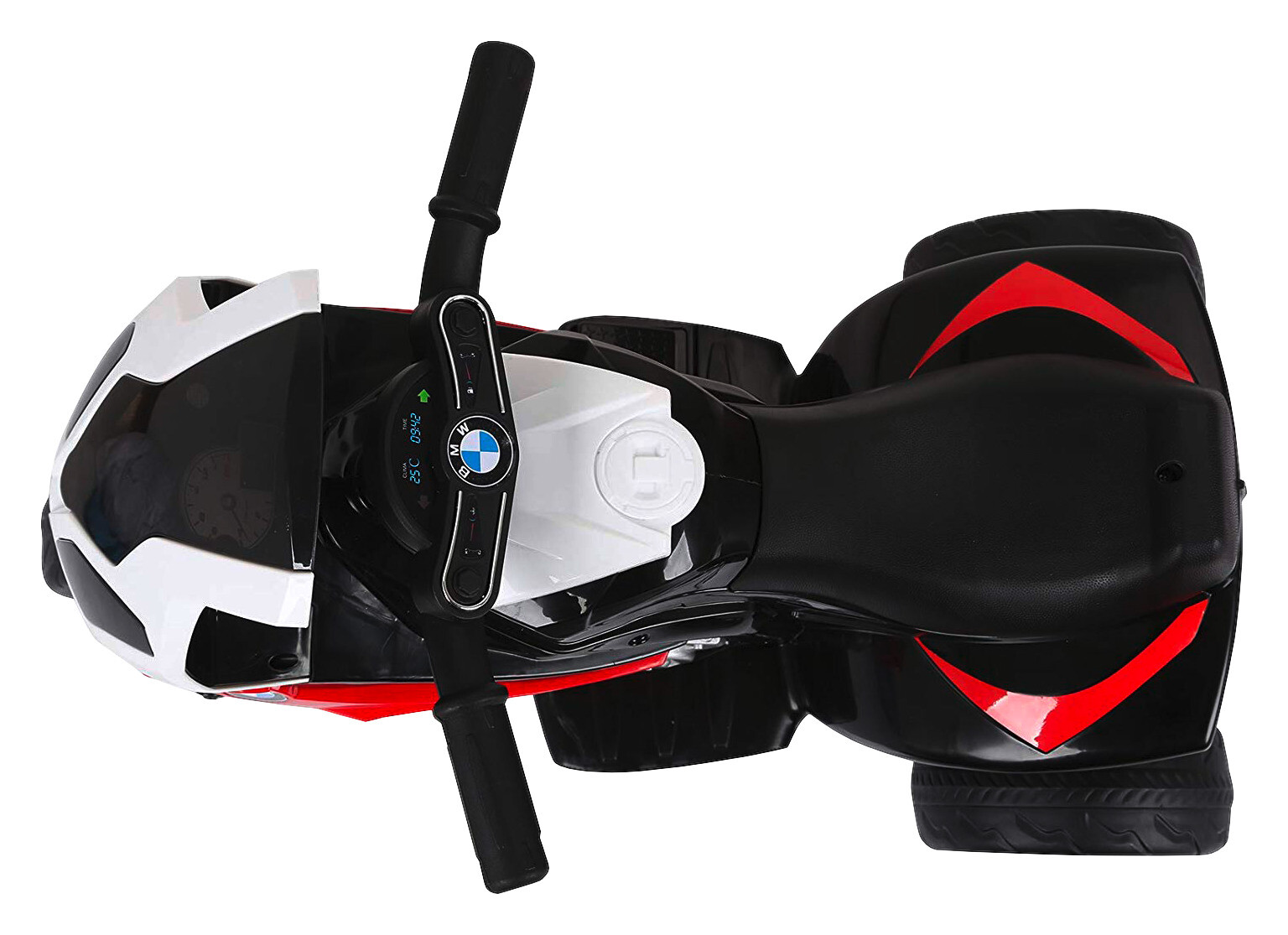 HOMCOM Kindermotorrad BMW S1000RR weiß B/H/L: ca. 37x44x66 cm