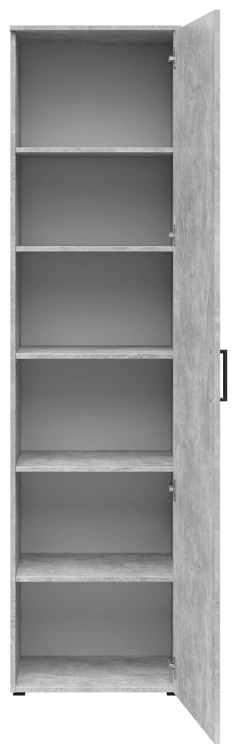 Schrank Multi-Stauraum Typ 51 Beton Optik B/H/T: ca. 50x195x40 cm