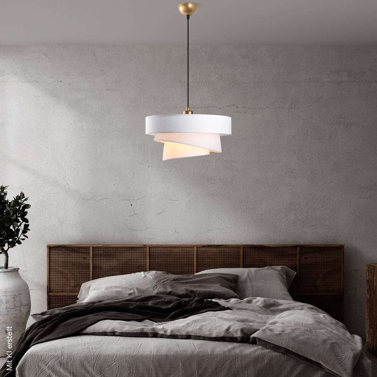 Opviq Pendelleuchte weiß Metall B/H/T/L/D: ca. 40x120x40x40x40 cm E27 1 Brennstellen
