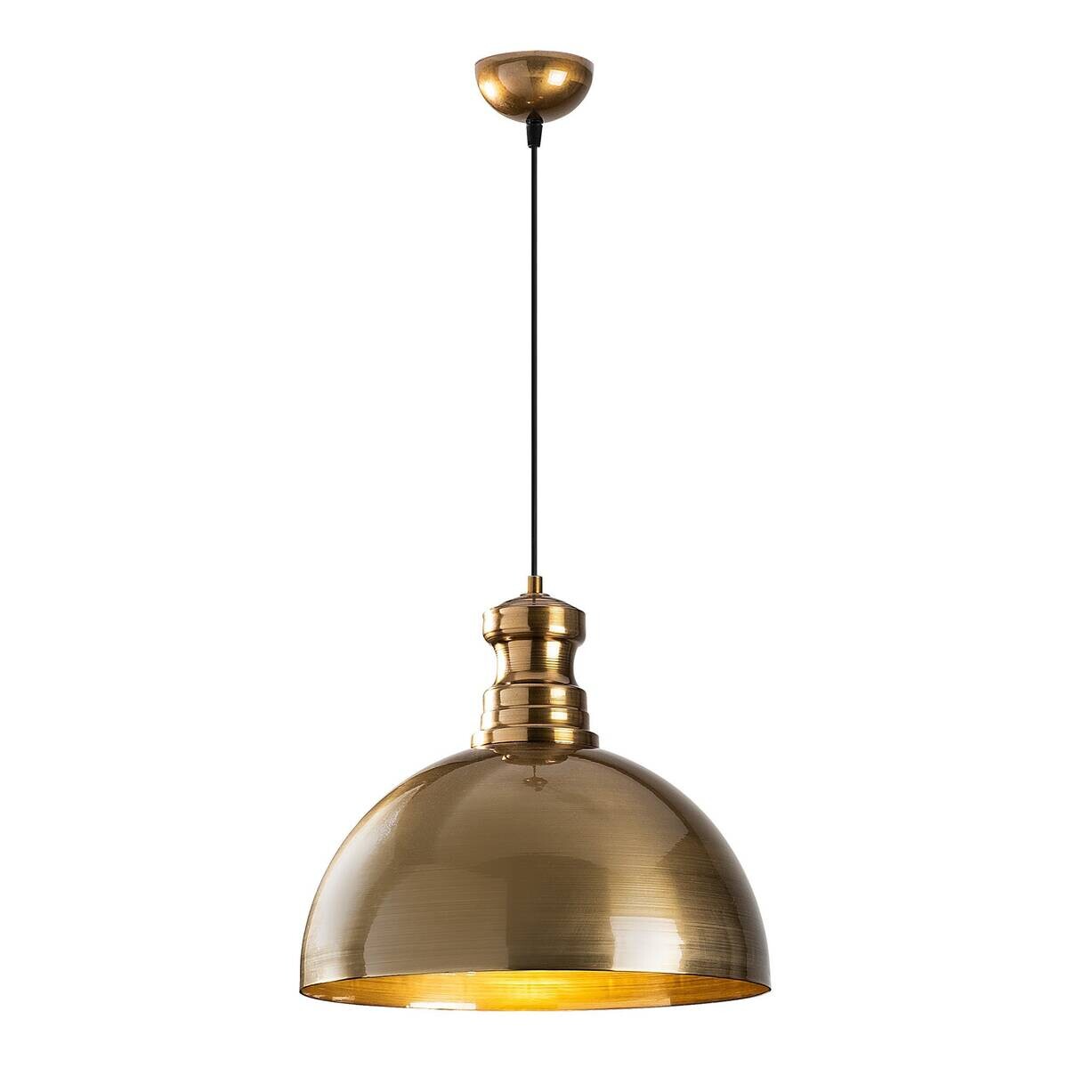Opviq Pendelleuchte Berceste gold Metall B/H/T/L/D: ca. 40x134x40x40x40 cm E27 1 Brennstellen