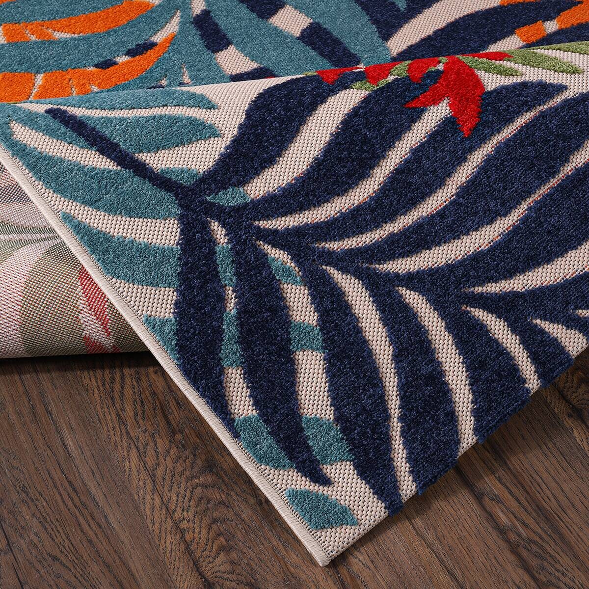 Sanat Outdoorteppich FLORAL bunt B/L: ca. 80x150 cm