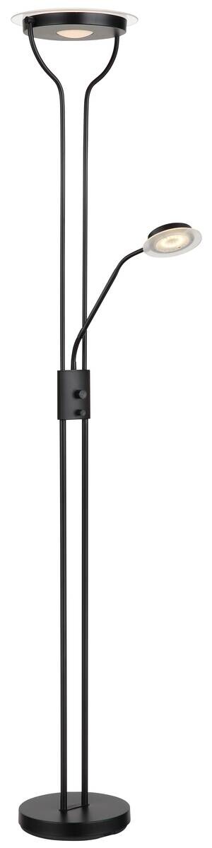 GLOBO LED-Deckenfluter schwarz Metall B/H/L: ca. 25,5x180x28 cm 1 Brennstellen