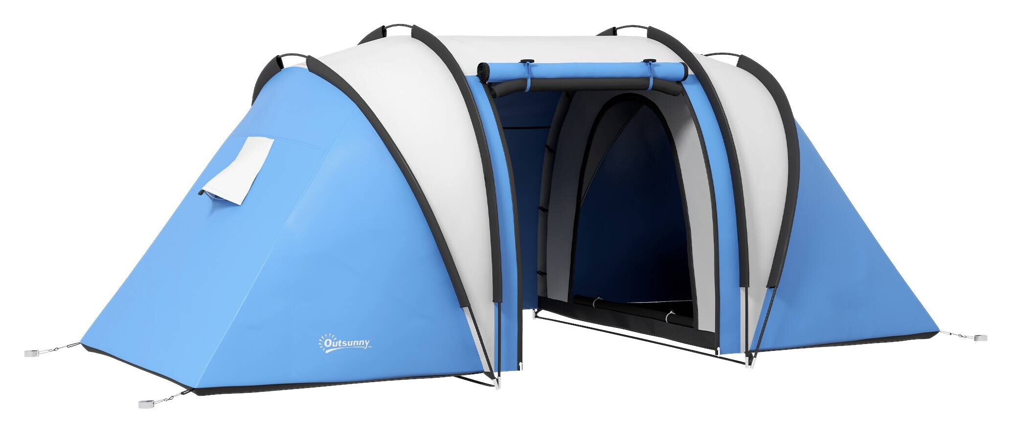 Outsunny Tunnelzelt B/H/L: ca. 220x180x450 cm