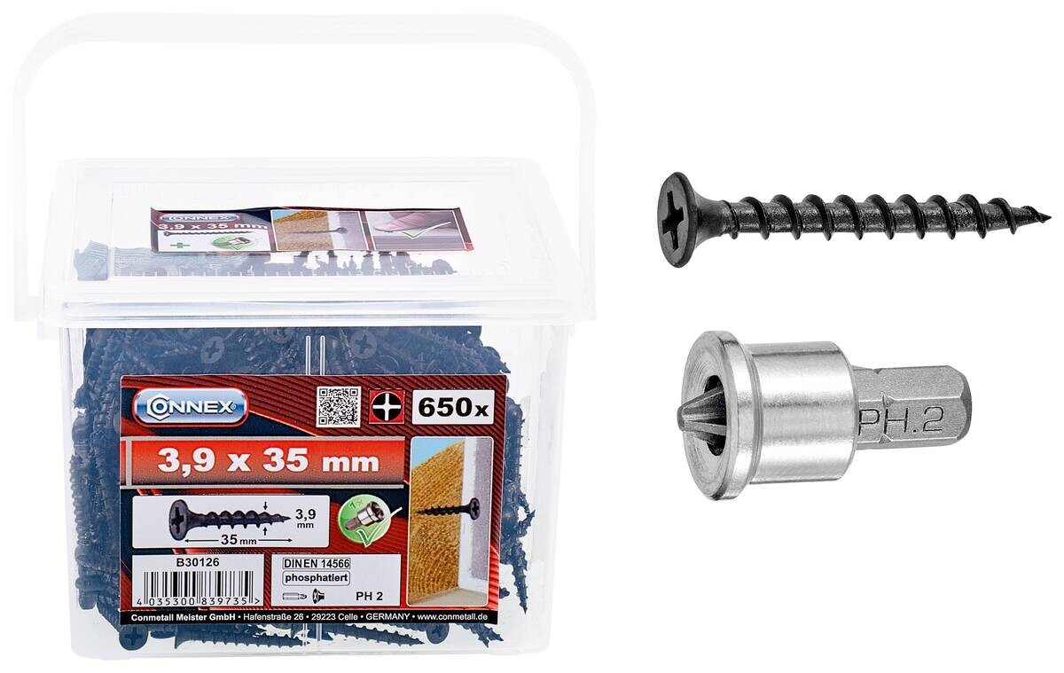 CONNEX Schrauben 650 tlg.