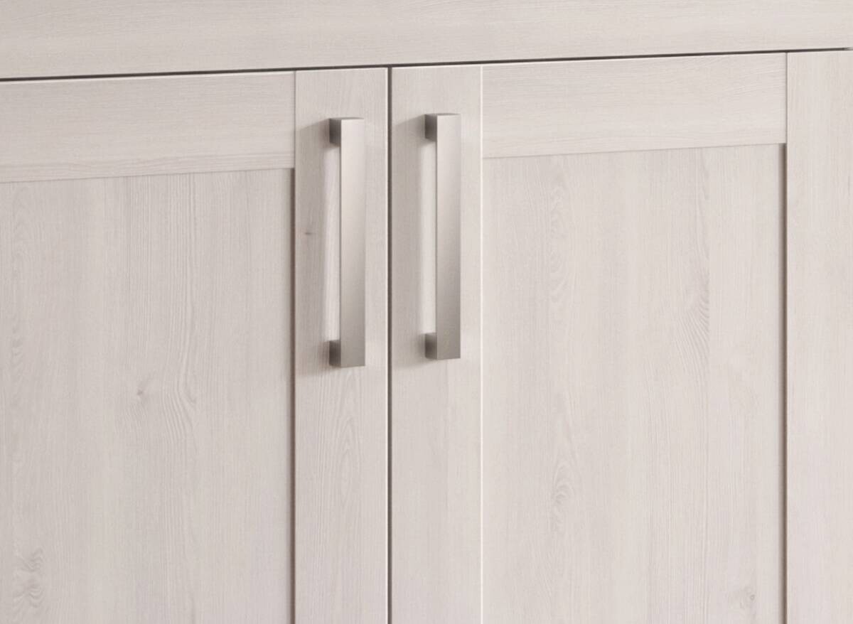 Garderobe Verona Sibiu Lärche Nachbildung Eiche Artisan Nachbildung B/H/T: ca. 285x196x39 cm
