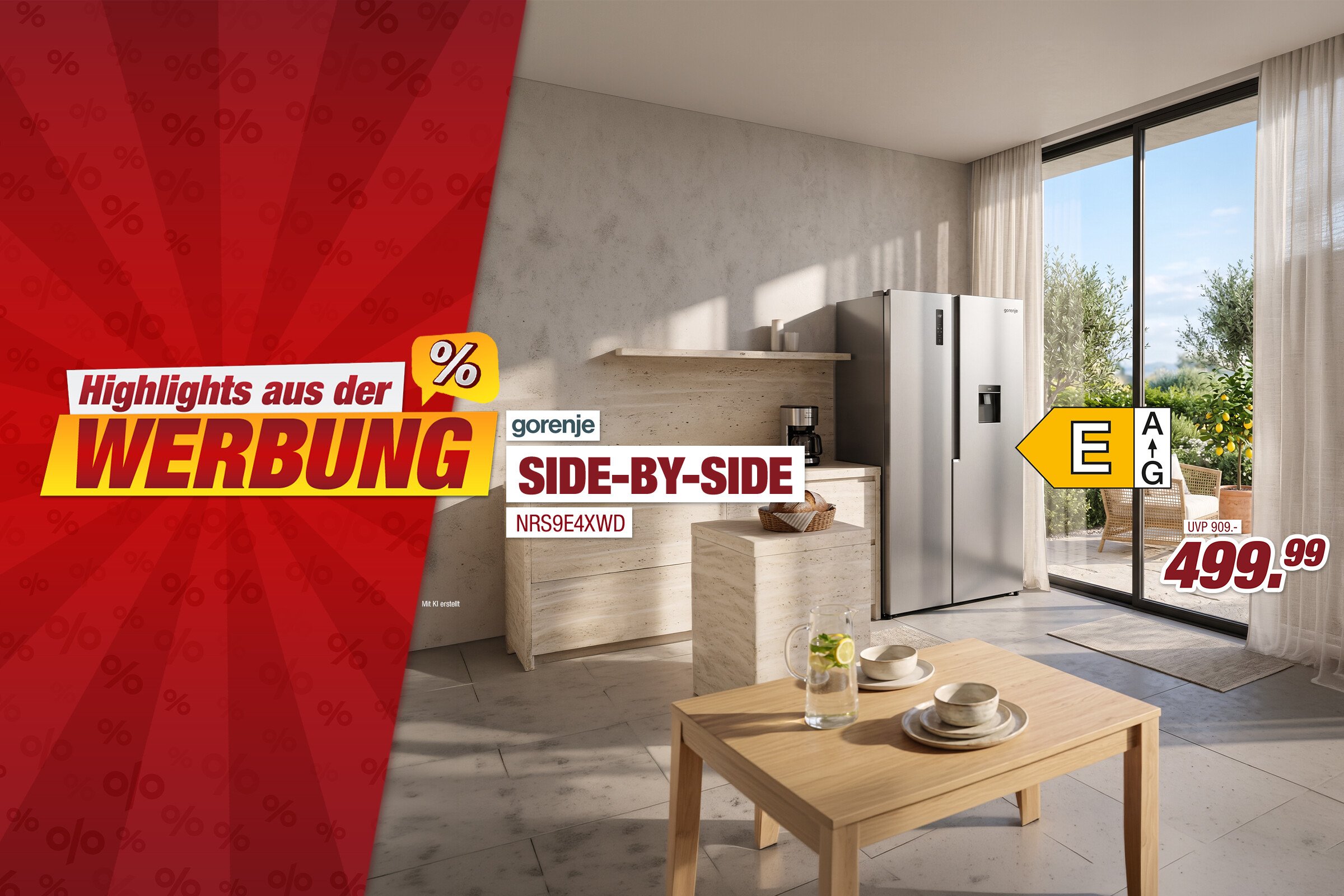 Unsere Werbe Highlights - Side-by-Side NRS9E4XWD