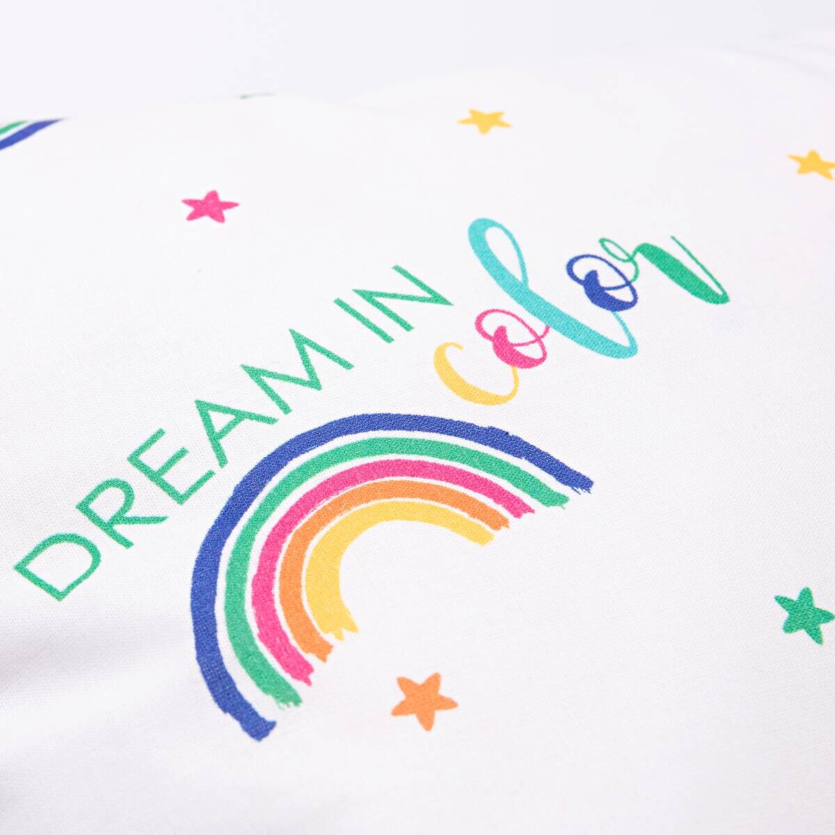 Dekokissen RAINBOW KIDS bunt Baumwolle B/L: ca. 30x30 cm