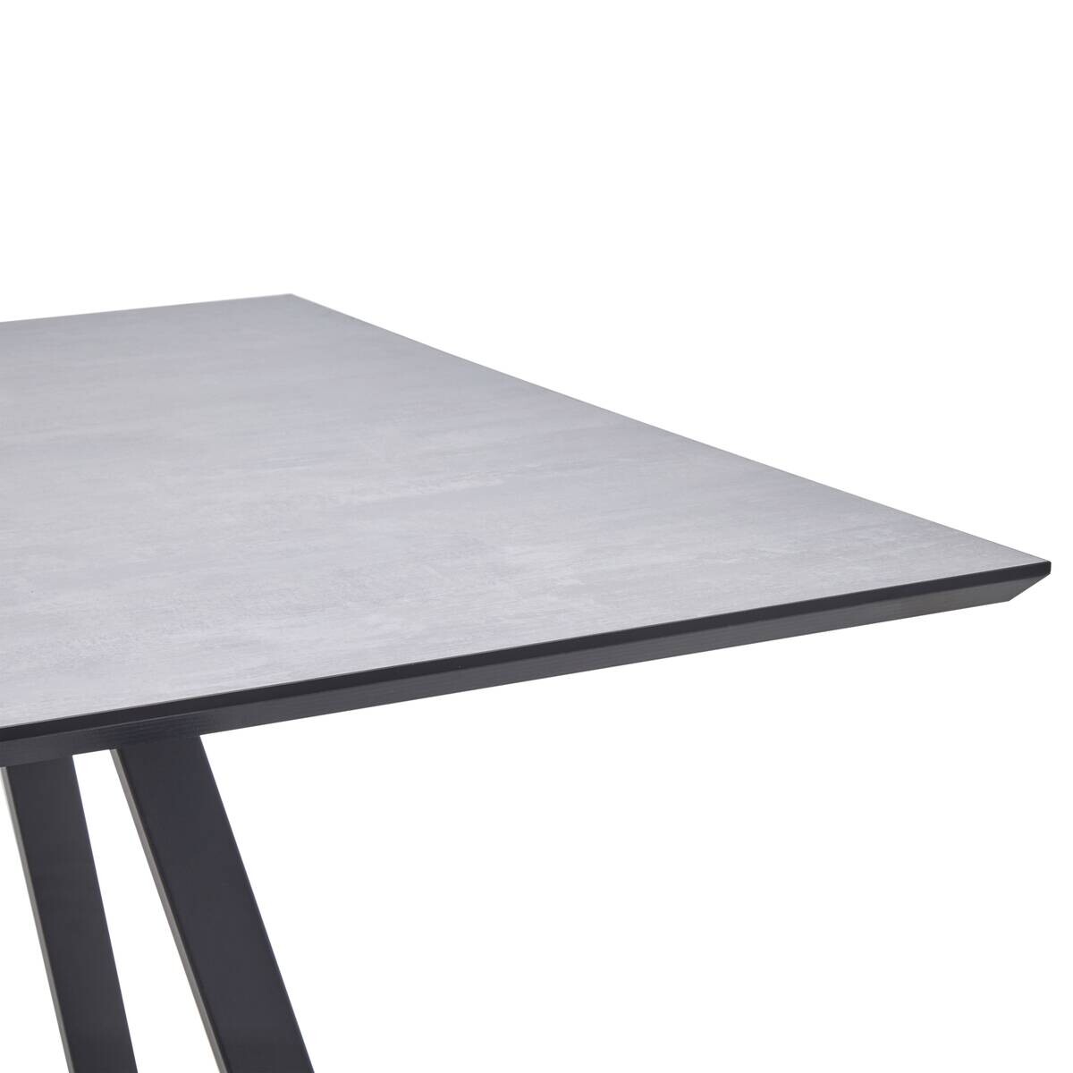 Tischgruppe Orlando Beton Optik grau B/H/T: ca. 160x75x90 cm