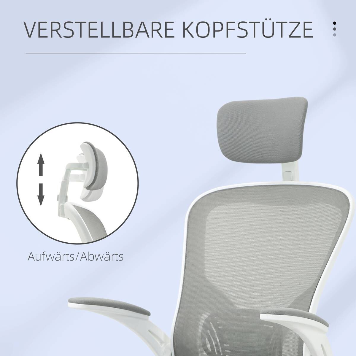 Drehstuhl 921-417 grau