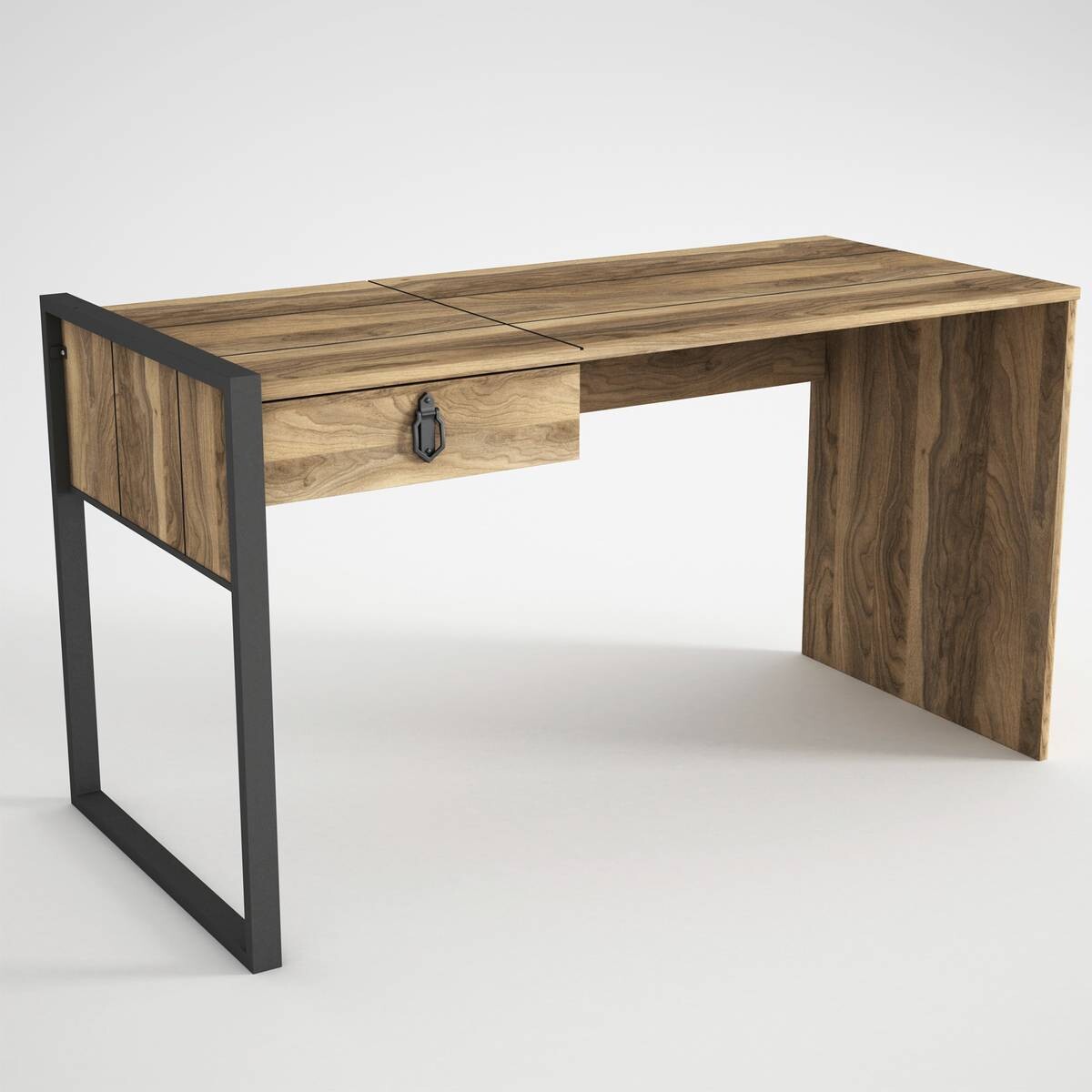 Schreibtisch Lost walnuss Nachbildung B/H/T: ca. 124x76x60 cm