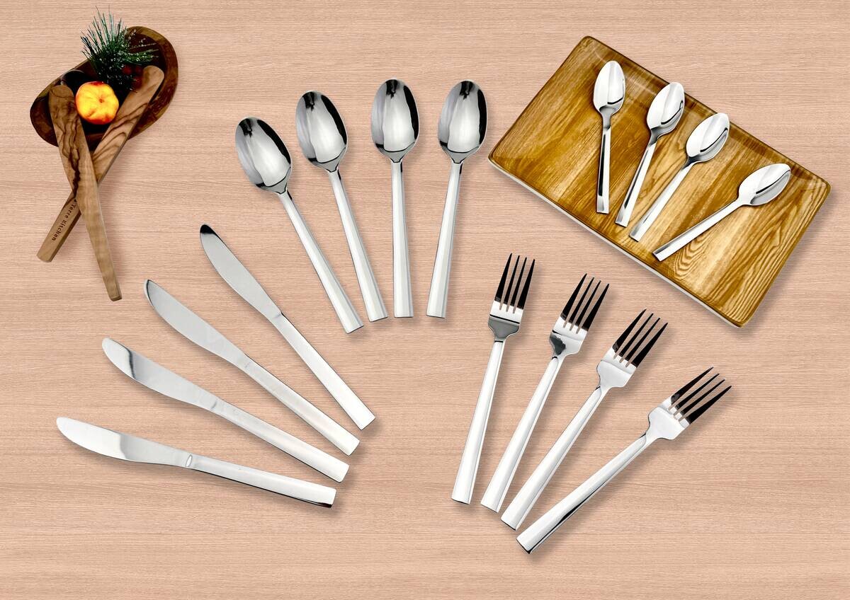 Sensation Besteck silber Edelstahl 16 tlg.