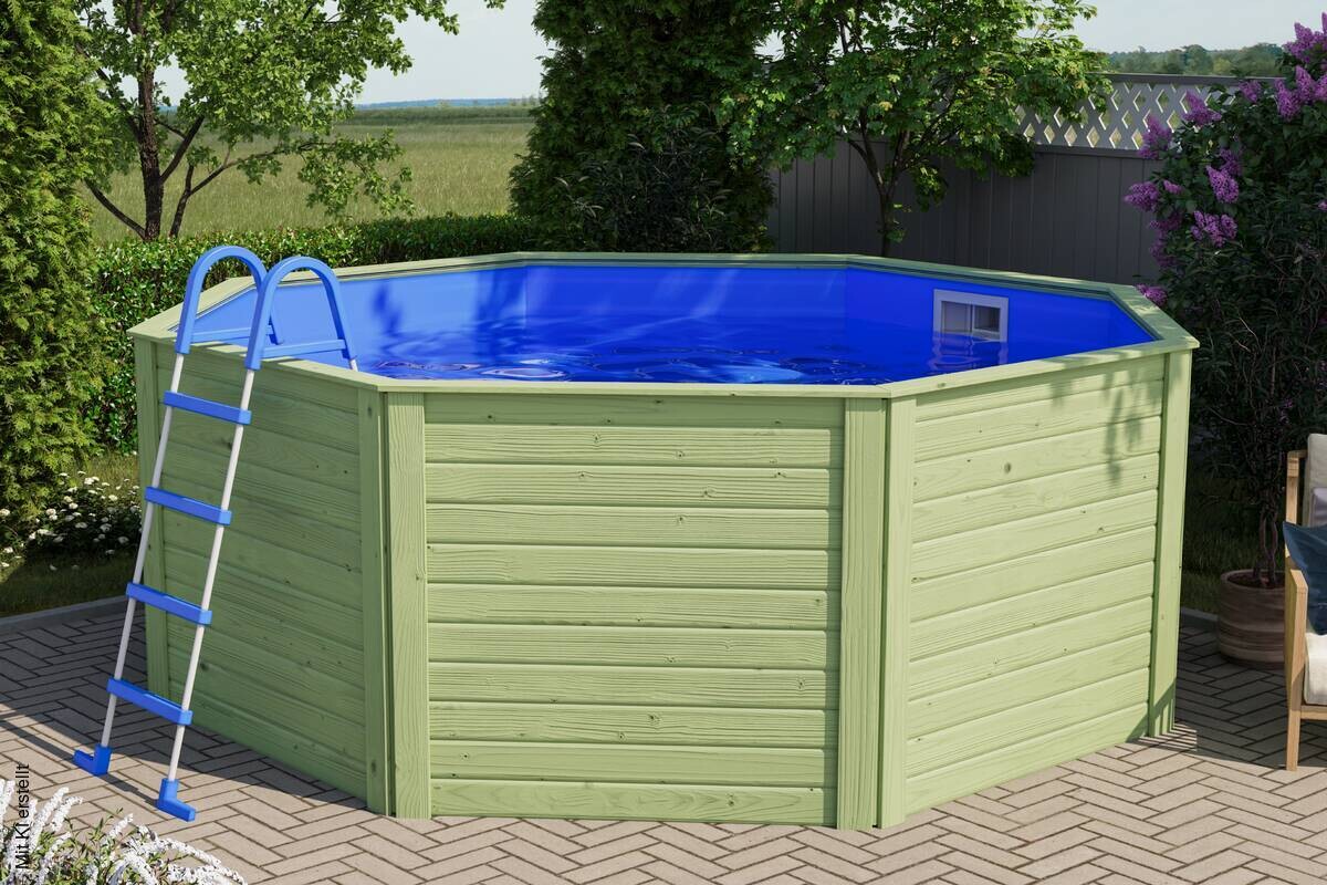 Karibu Pool Kalani B/H/T: ca. 350x121x121 cm