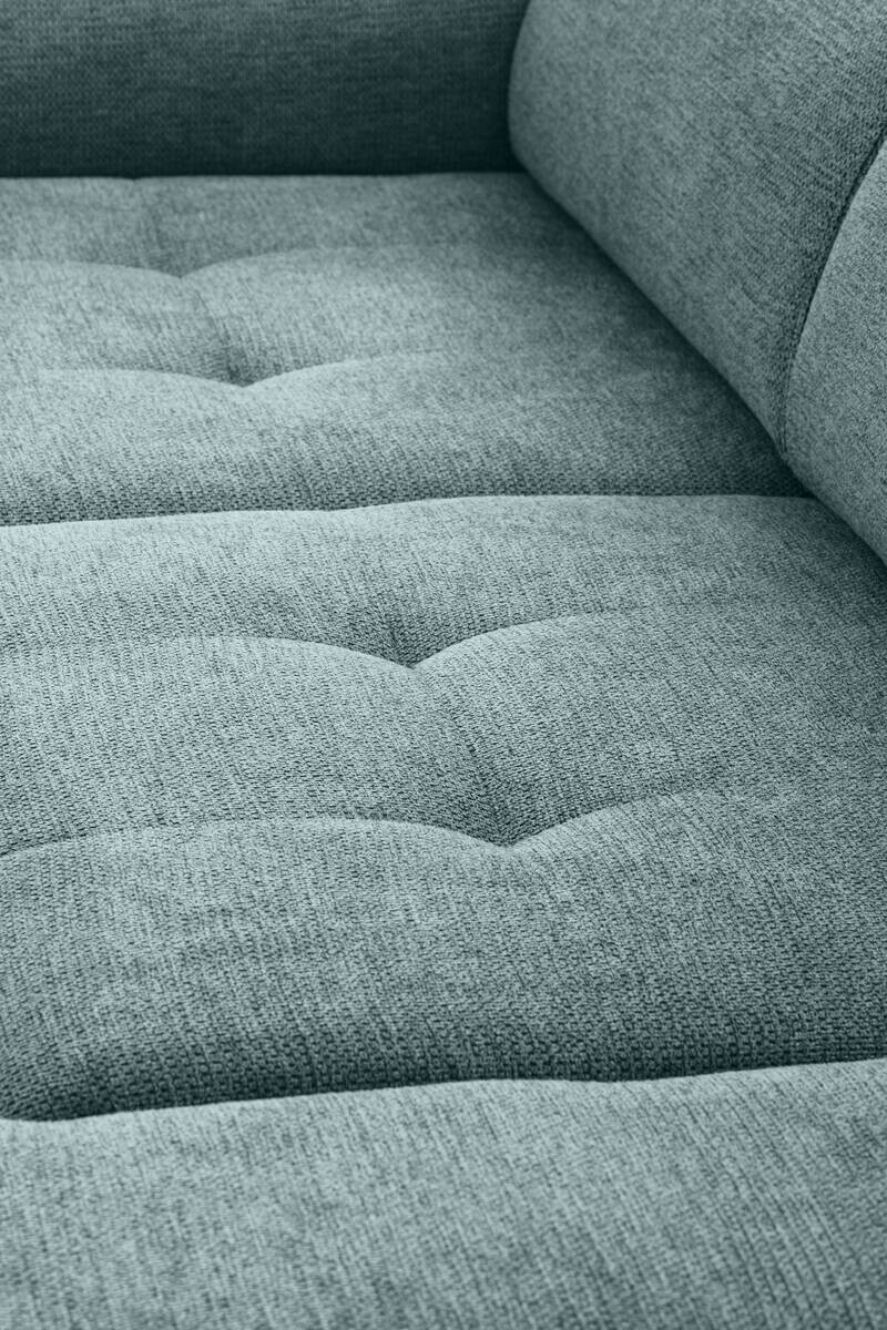 Ecksofa mit Bettfunktion hellblau Flachgewebe B/H/T: ca. 258x96x221 cm