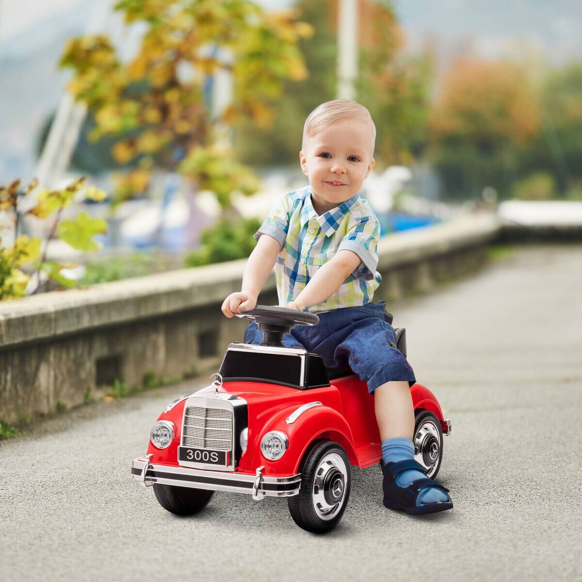 AIYAPLAY Rutschauto rot B/H/L: ca. 41,5x45x77,5 cm