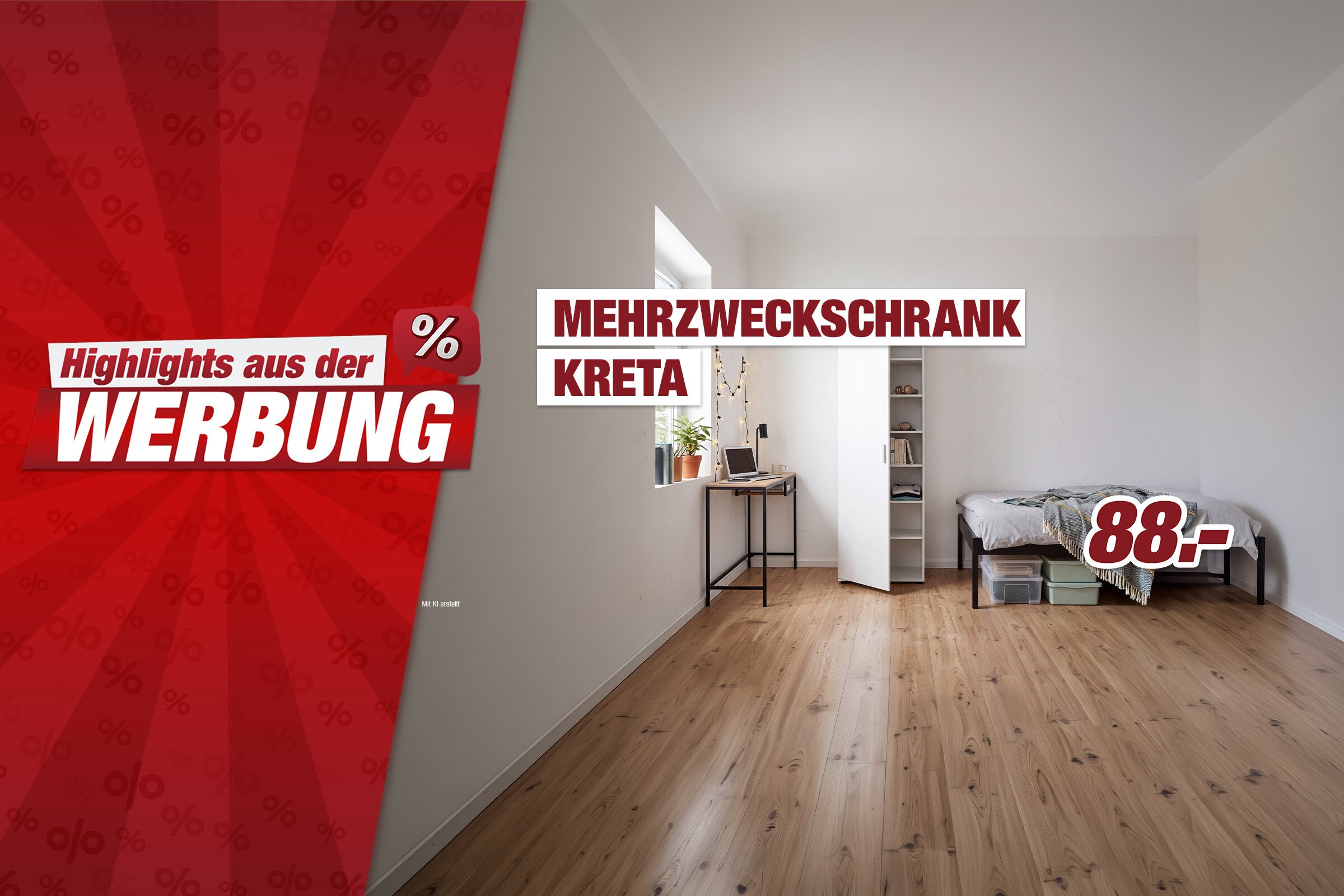 Unsere Werbe Highlights -Mehrzweckschrank Kreta