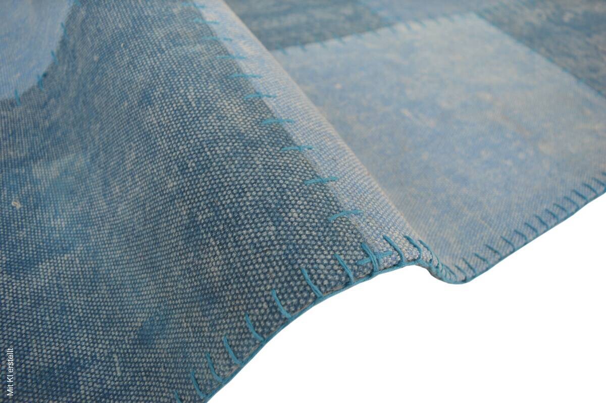 Kayoom Kurzflorteppich Lyrical 110 blau B/L: ca. 160x230 cm