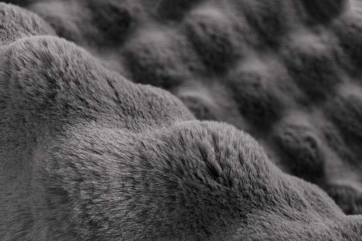 Kayoom Hochflorteppich Harmony 825 Graphit B/H/L: ca. 80x4x150 cm