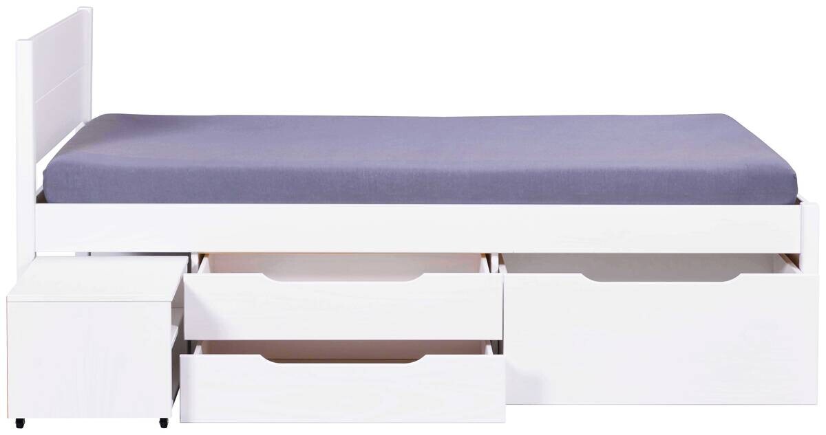 Funktionsbett Efetivo weiß