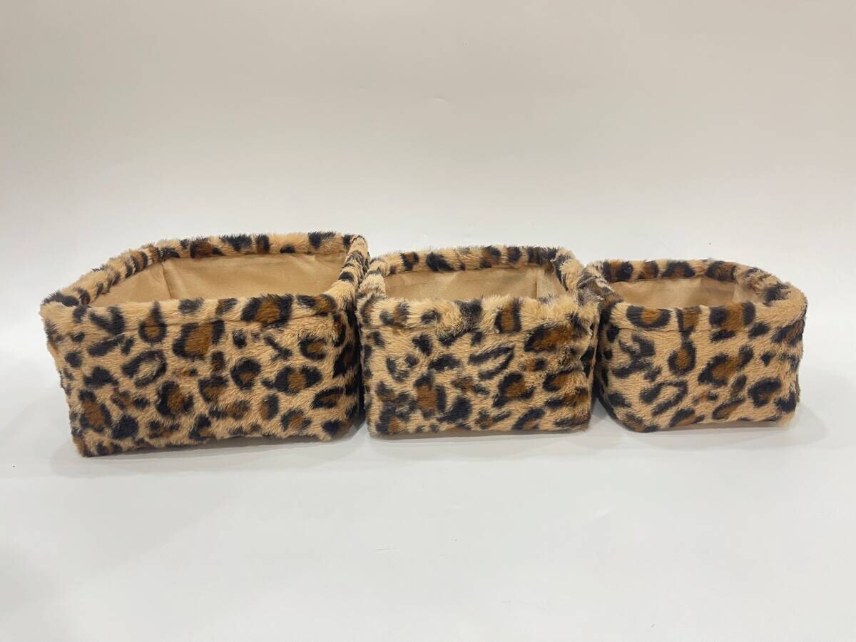 POCOline Korb braun Stoff B/H/L: ca. 20x11x20 cm