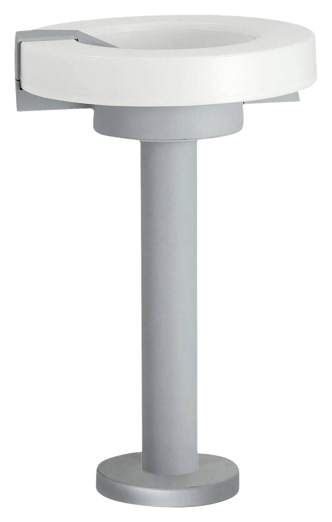 Eglo Stehlampe Roi weiß silber Stahl B/H/L: ca. 26x43x26 cm