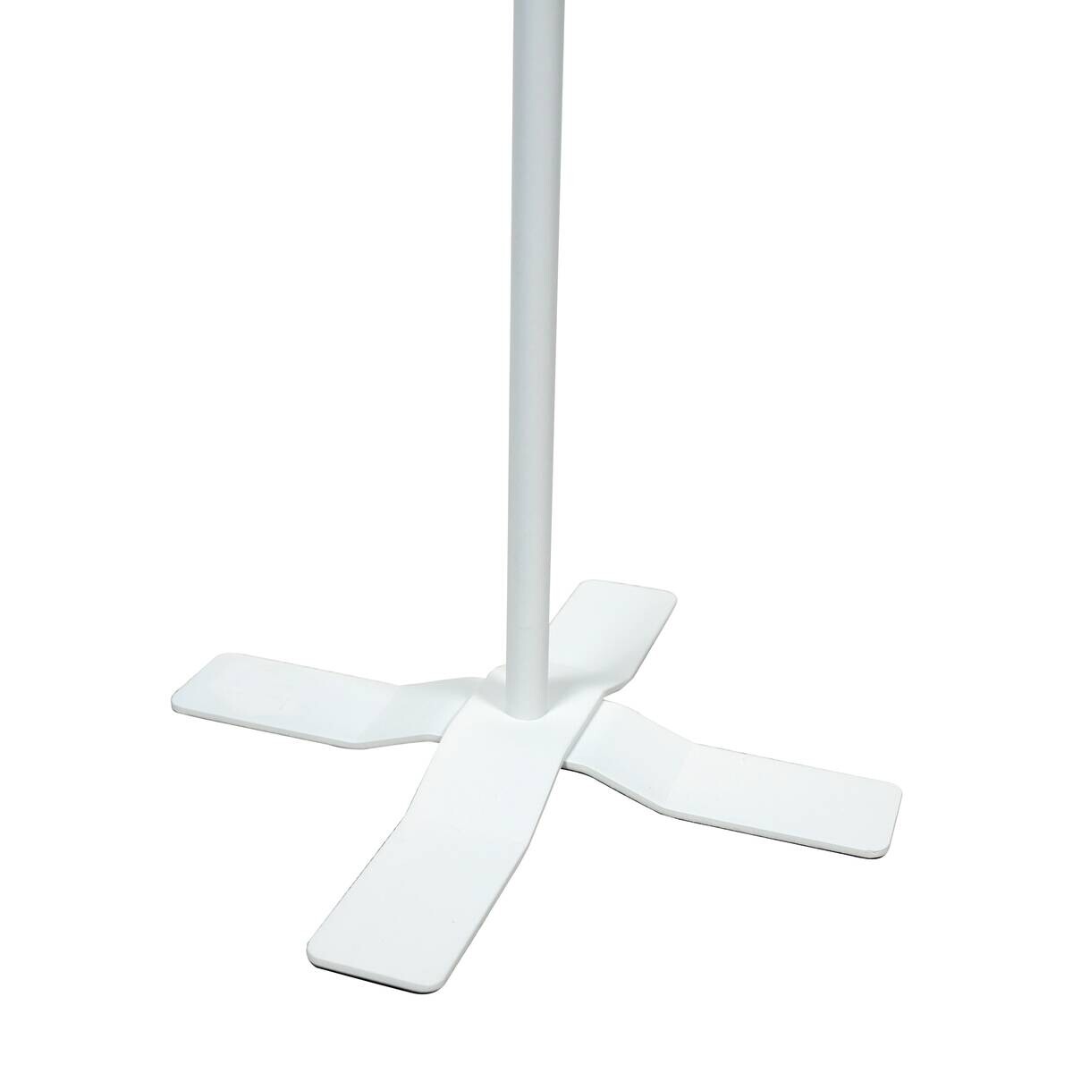 POCOline Stehlampe Zero weiß Metall Kunststoff H/D: ca. 143x28 cm E27 1 Brennstellen