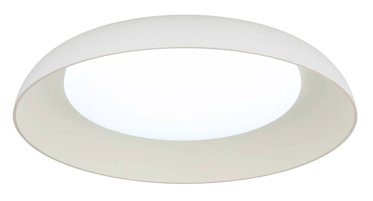 GLOBO LED-Deckenleuchte ORBIS weiß Metall H/D: ca. 9,5x48 cm 1 Brennstellen
